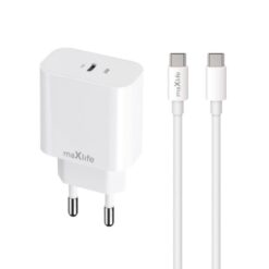 Alternative view of maXlife bundle 20W PD QC USB-C lader