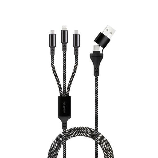 maXlife All in1 kabel USB+ USB-C 66W - Image 2