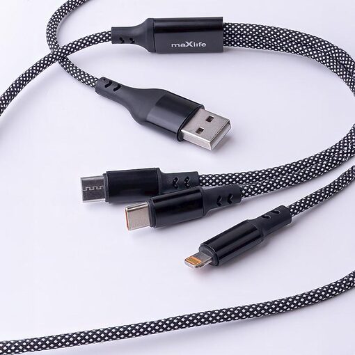 maXlife All in1 kabel USB+ USB-C 66W - Image 3