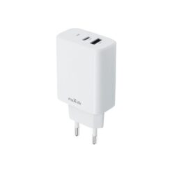 Alternative view of maXlife 20W PD QC USB+USB-C lader