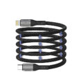 Maxlife MXUC-11 magnetic cable USB-C - Lightning 1,0 m 27W black nylon