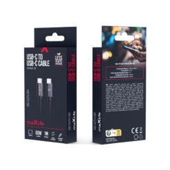 maXlife 1m 60W USB-C-USB-C Kabel