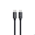 Maxlife MXUC-12 cable USB-C - USB-C 2,0 m 100W black