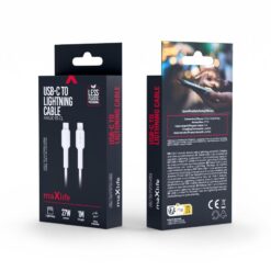 maXlife 1m Lightning kabel 27W