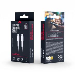 maXlife 1m Lightning kabel 27W