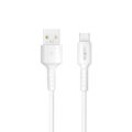 Maxlife MXUC-13 cable USB-A - USB-C 1,0 m 3A white