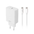 Maxlife MXTC-10-30C PD QC charger 1x USB-C 30W white + USB-C - USB-C cable 60W
