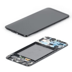 LCD + Touch Panel Samsung A50 A505 GH82-19204A GH82-19713A GH82-19289A black frame original - Billede 4