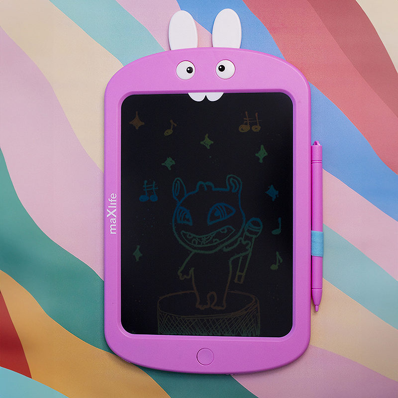 Alternative view of Maxlife kids writing board MXWB-02 pink