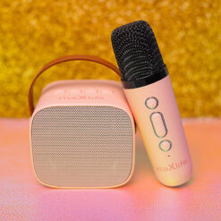 Maxlife Bluetooth karaoke speaker MXKS-100 pink - Billede 3