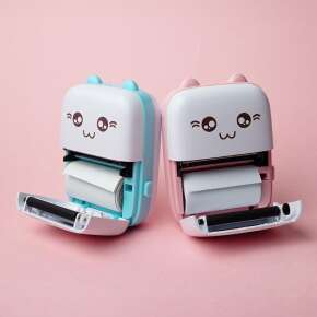 Alternative view of maXlife bluetooth printer pink