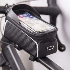 Alternative view of Waterproof bike frame bag with shielded phone holder Model02 black