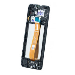 Alternative view of LCD + Touch Panel Samsung A12 A125F GH82-24490A GH82-24491A black frame original