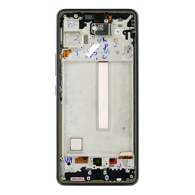 LCD + Touch Panel Samsung Galaxy A53 5G A536 GH82-28024A GH82-28025A black frame original - Billede 2