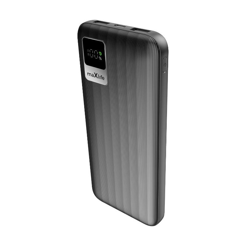 maXlife powerbank 10.000 mAh Li-ion sort - Billede 3