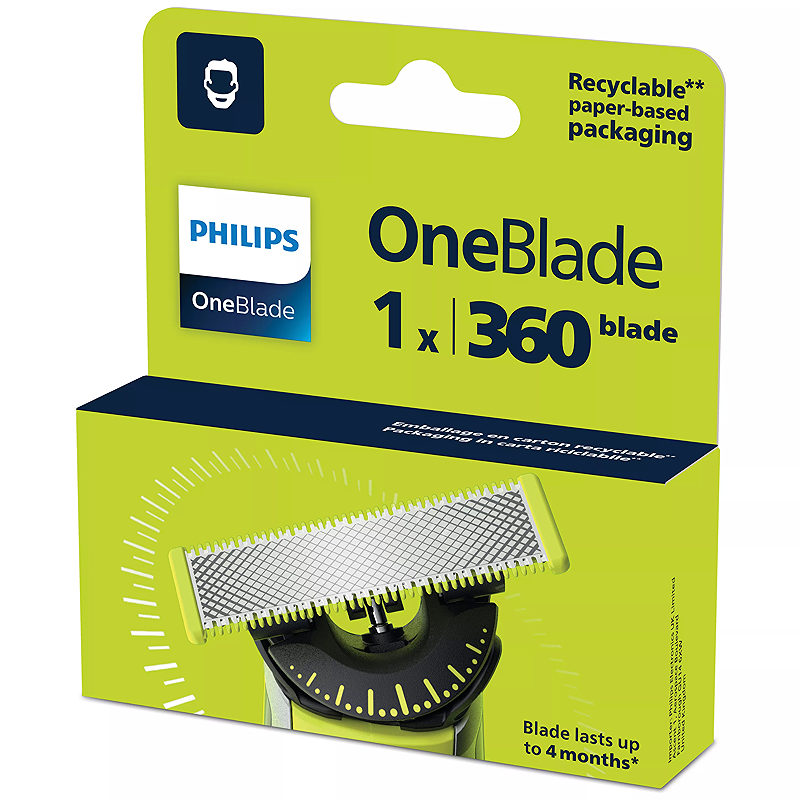 Philips Norelco OneBlade OneBlade QP410/50 360-udskiftningsskær - Billede 3