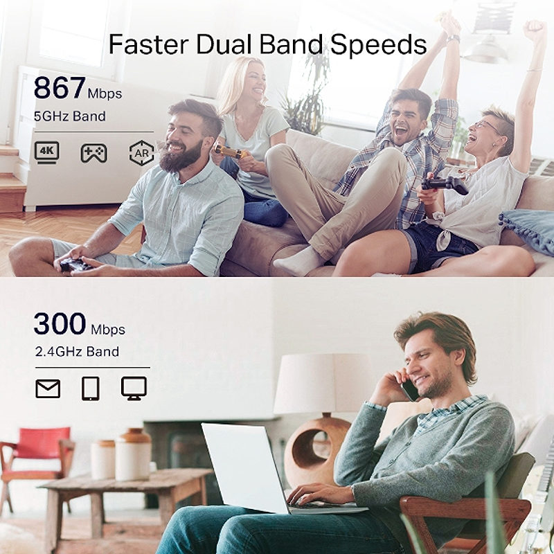 TP-Link RE335 Netværksgentager 867 Mbit/s Hvid - Billede 5