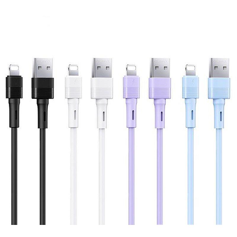 CABLE REMAX LEYA SERIES RC-C093 2,4A USB/LIGHTNING BLACK - Billede 2