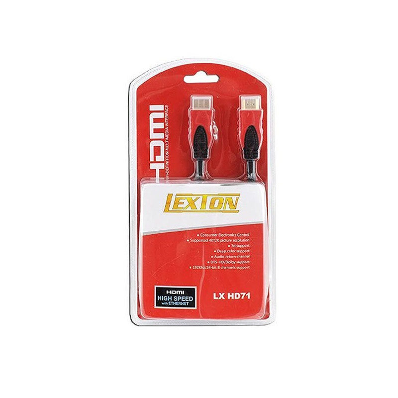 Alternative view of Cable HDMI-HDMI 1,5m red v1.4 blist.