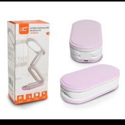 Collapsable LED desk Lamp 10W, 3000/4500/6000K, 1200mAh, pink, LTC - Billede 5
