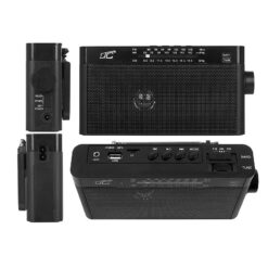 Alternative view of LTC portable radio SONA, Bluetooth, USB, TF, black