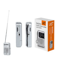 LTC portable pocket radio LEGA, AM/FM, mini jack, silver - Billede 3