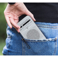 LTC portable pocket radio LEGA, AM/FM, mini jack, silver - Billede 4