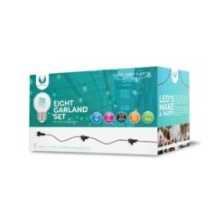 LED Lyskæde 12m+10Bulbs G45