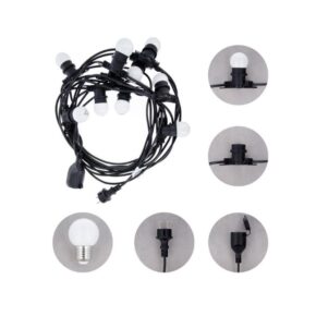 Alternative view of LED Lyskæde 12m+10Bulbs G45