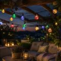 String Light Solar LED CRYSTAL BALLS SCB61 6,5m 30 balls multicolor Forever Light