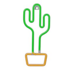 Neon LED Light CACTUS orange green Bat + USB FLNE02 Forever Light