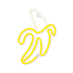 Alternative view of Neon LED Light BANANA white yellow Bat + USB FLNE10 Forever Light