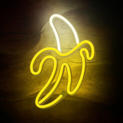 Neon LED Light BANANA white yellow Bat + USB FLNE10 Forever Light - Billede 4