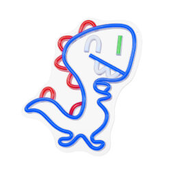 Alternative view of Neon PLEXI LED JURASSIC BABY DINO blue FLNJ01 Forever Light