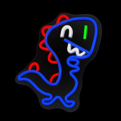 Neon PLEXI LED JURASSIC BABY DINO blue FLNJ01 Forever Light - Billede 3