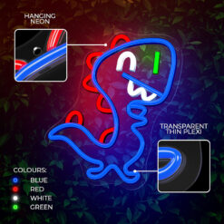 Neon PLEXI LED JURASSIC BABY DINO blue FLNJ01 Forever Light - Billede 5