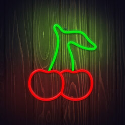 Neon LED Light CHERRY green red NNE23 Neolia - Billede 3
