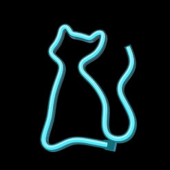 Neon LED Light CAT turquoise NNE24 Neolia - Billede 3