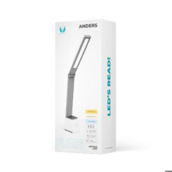 Desk LED Lamp 5W foldable PURE FLB-110 ANDERS white-grey Forever Light - Billede 4