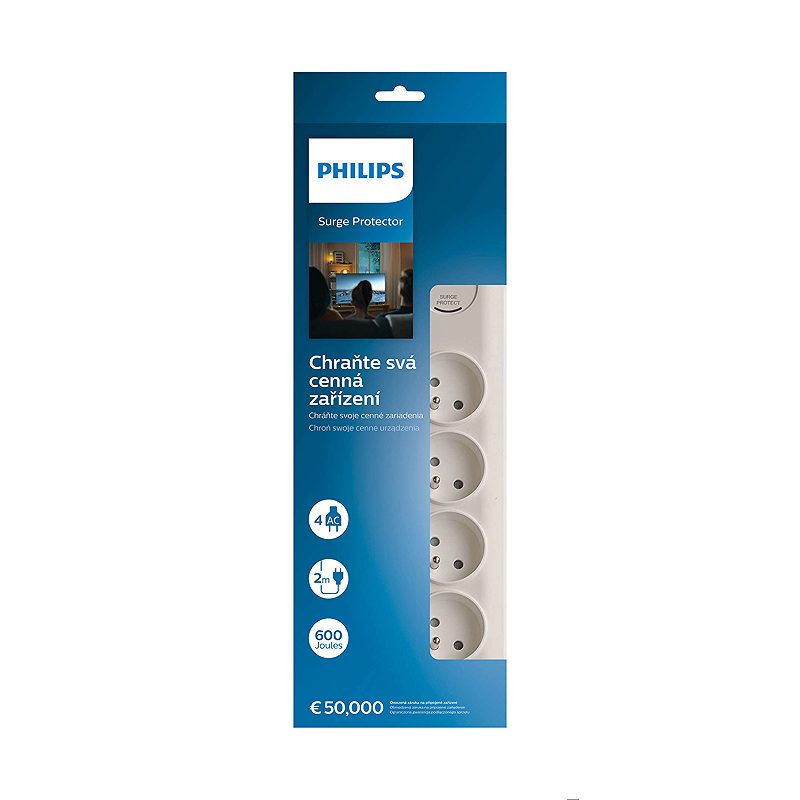 Alternative view of Philips SPN7040WA/60 surge protector
