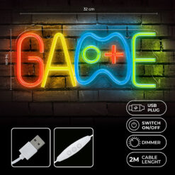 Alternative view of Forever Light Neon PLEXI LED GAME multicolor FPNE40