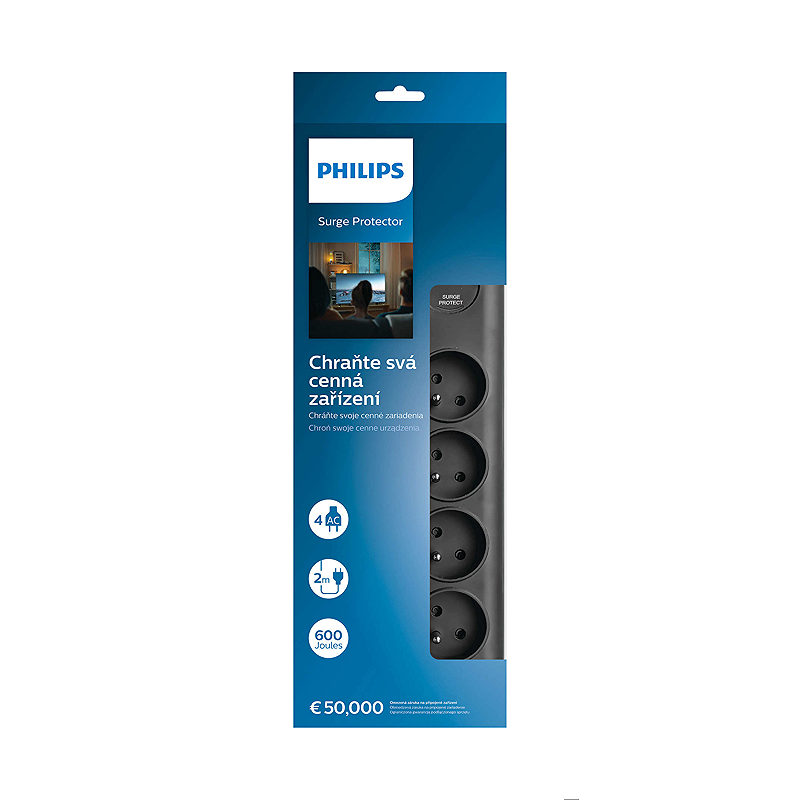 Alternative view of Philips SPN7080BA/60 surge protector