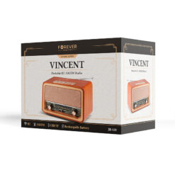 Forever Electro AM/FM Radio VINCENT JB-120 BT USB 1200mAh - Billede 3