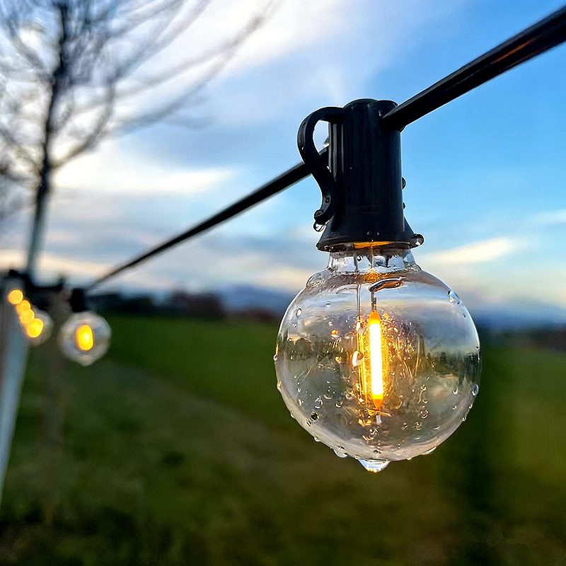 Forever Light Solar LED String Lights SUNARI FLS-180 8.5m 10+1 clear bulbs 1800mAh + RC - Billede 5