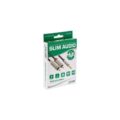 1 meter audio kabel 3.5mm slim