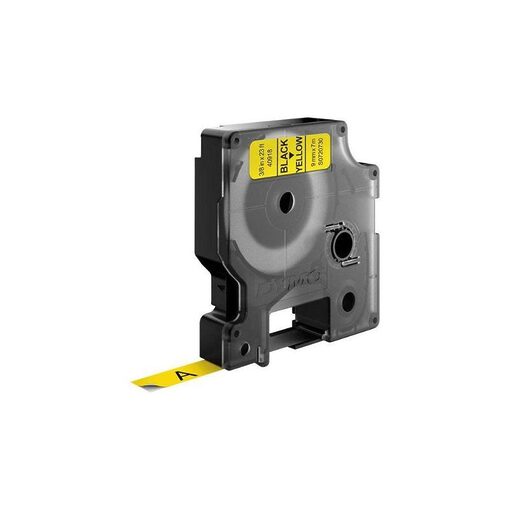 Dymo D1 Label Maker Tape 40918, black on yellow (9mm x 7m)