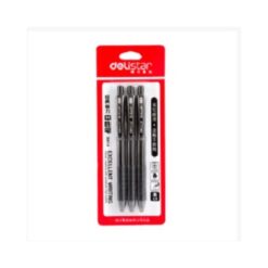 Gel pen med ergo gummi grip 0,5mm Sort