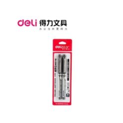 Gel pen med ergo gummi grip 0,5mm Sort
