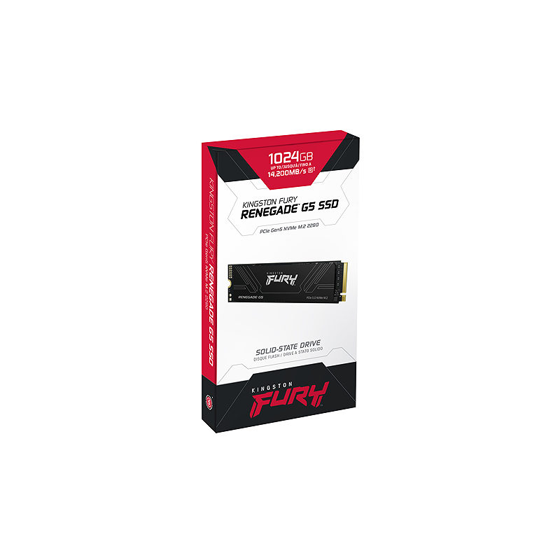 Kingston Technology 1T FURY RENEGADE G5 M.2 2280 NVMe SSD - Billede 4