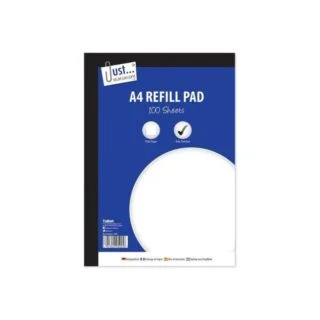 Alternative view of Blok A4 sidebundet 100 ark hvid